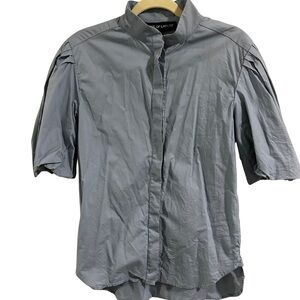 Elegant Gray Women's Blouse